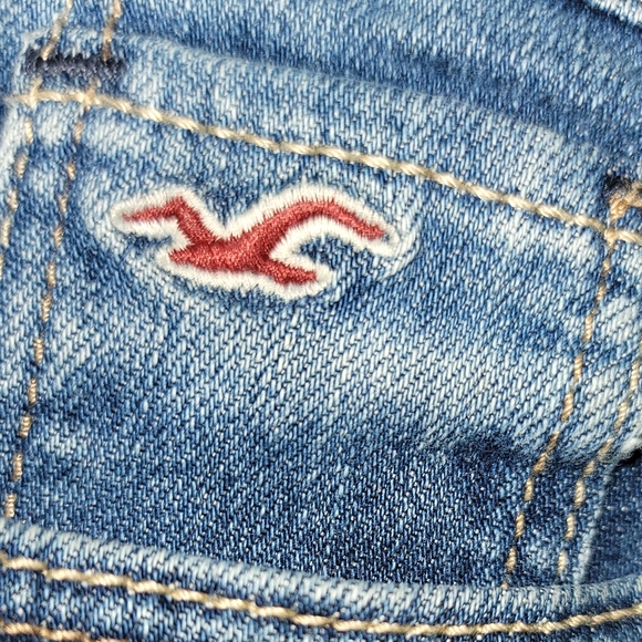 Hollister Denim Jeans 5 pocket decorative stitching - Picture 6 of 11